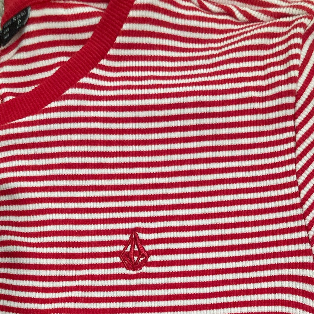 VOLCOM 🌹 Striped Ribbed Maxi Dress - Picture 10 of 14